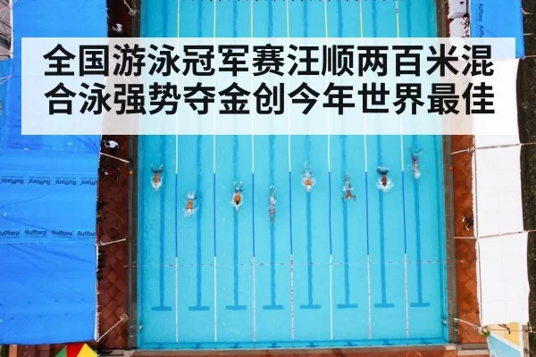 全国游泳冠军赛汪顺两百米混合泳强势夺金创今年世界最佳